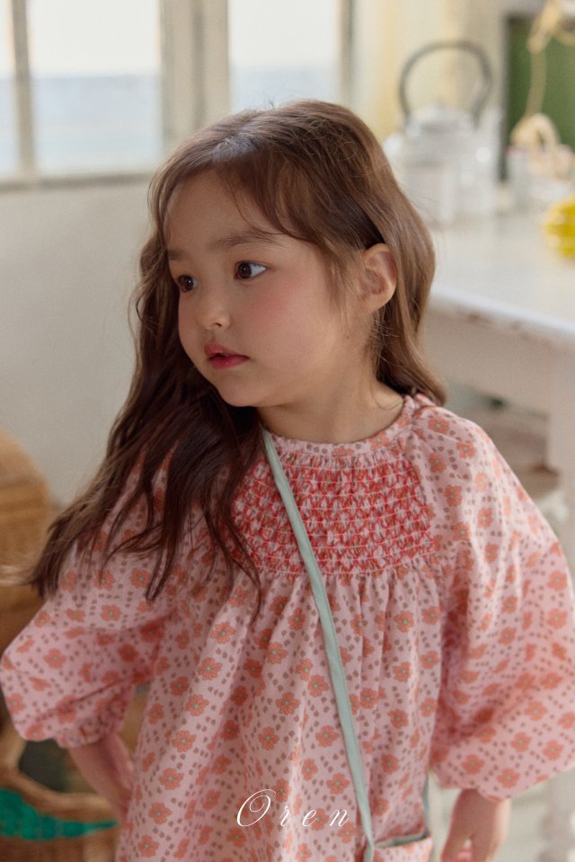【予約商品】Daisy Smoke One Piece [Oren] (26SS)【2026年3月中旬以降順次発送】