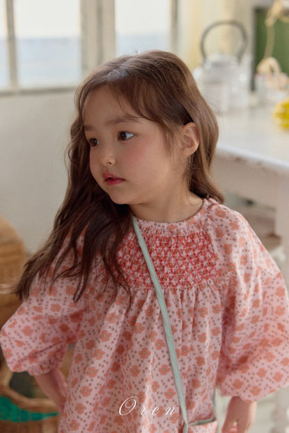 【予約商品】Daisy Smoke One Piece [Oren] (26SS)【2026年3月中旬以降順次発送】