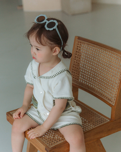 Bamboo Terry Marine Set - Olive Green [Doucement] (25SS)