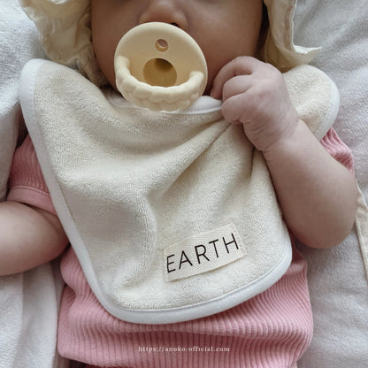 Organic Bib - Orange [EARTH THE ARCHIVE] (26AW)