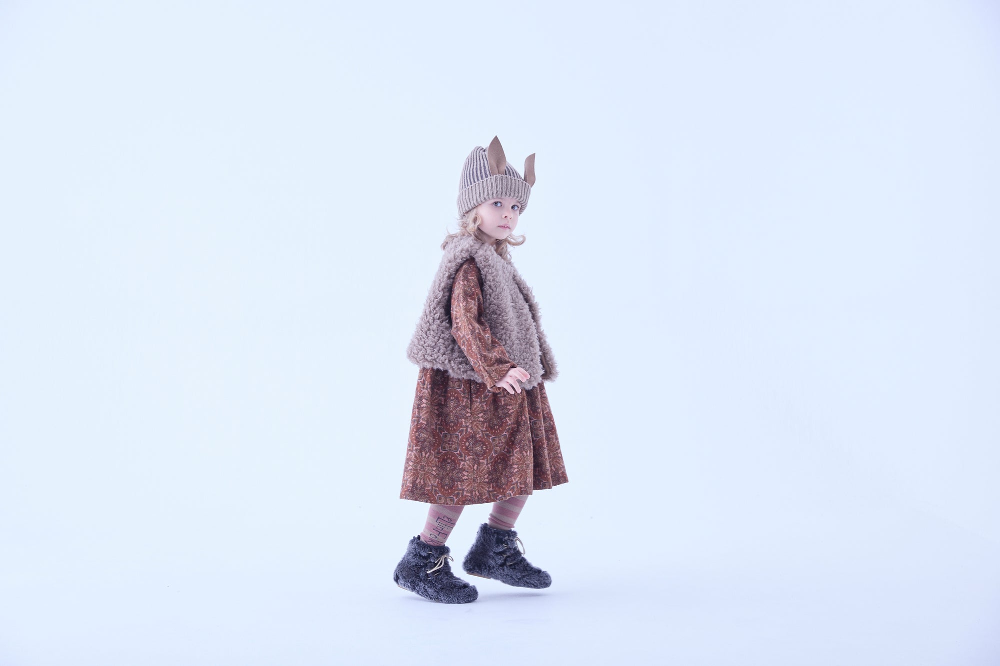 Beast Beanie Ⅱ by CA4LA - Beige [eLfinFolk ] (25AW•Drop2)