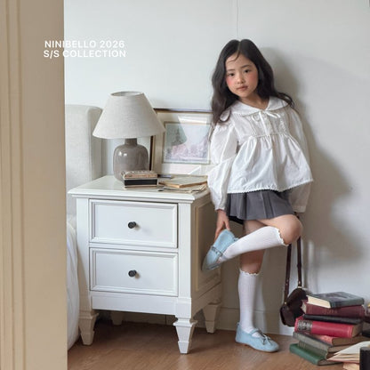 【予約販売】Little Princess Blouse [NINIBELLO] (26SS)【2026年2月下旬以降順次発送】