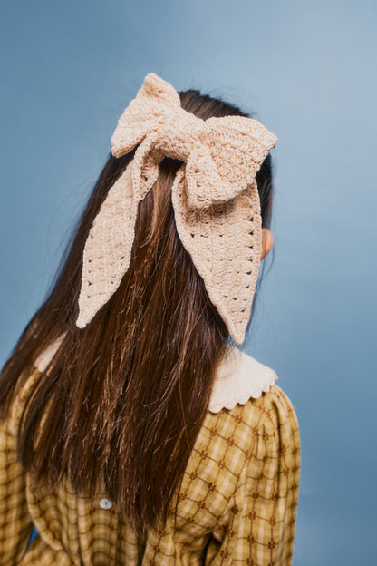 Saphira Crochet Bow - Nostalgic Crochet [Bebe Organic](26AW)drop1