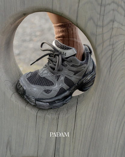 Vintage wolf sneaker - Midnight Black [PADAM] (25AW)