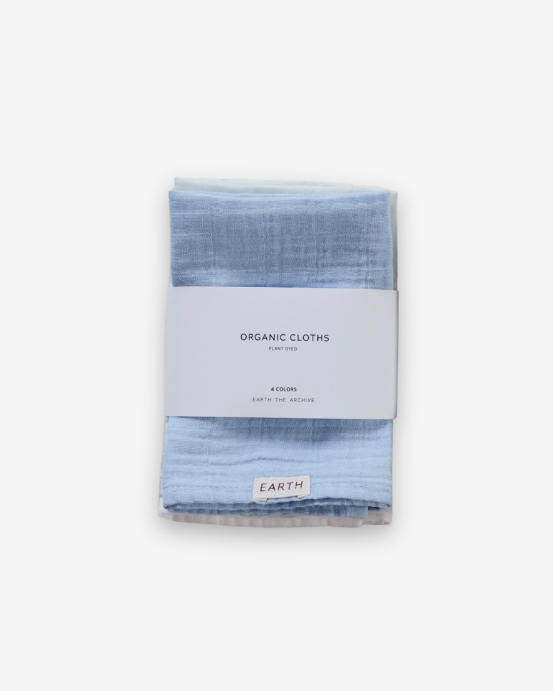 Plant dyed organic cloths set - Solid [EARTH THE ARCHIVE] (26AW)