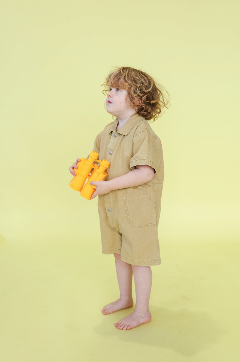 Summer Short Boilersuit - Mustard [GROWN] (25SS)