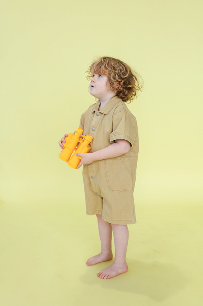Summer Short Boilersuit - Mustard [GROWN] (25SS)