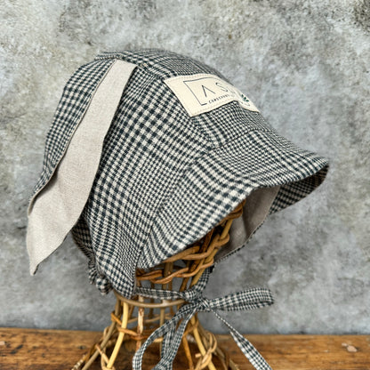 [ASH generation] rabbit bonnet (straight) / glencheck
