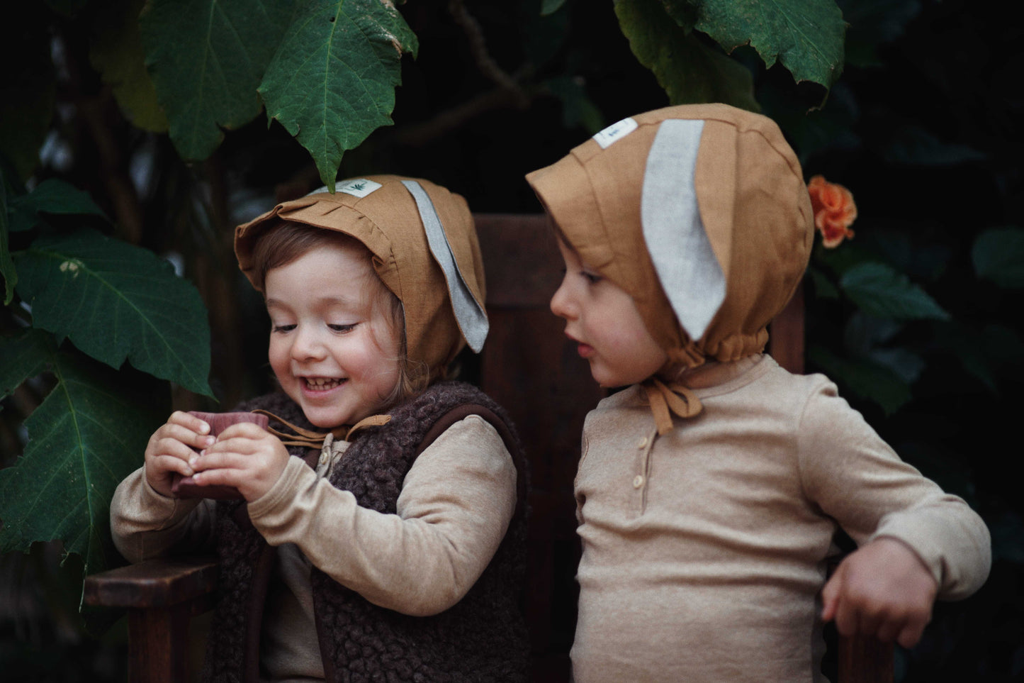 【オーダー会】'RABBIT' LINEN BONNET [SHOMKA] 【2026年4月中旬以降順次発送】