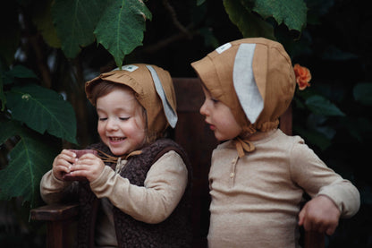 【オーダー会】'RABBIT' LINEN BONNET [SHOMKA] 【2026年4月中旬以降順次発送】