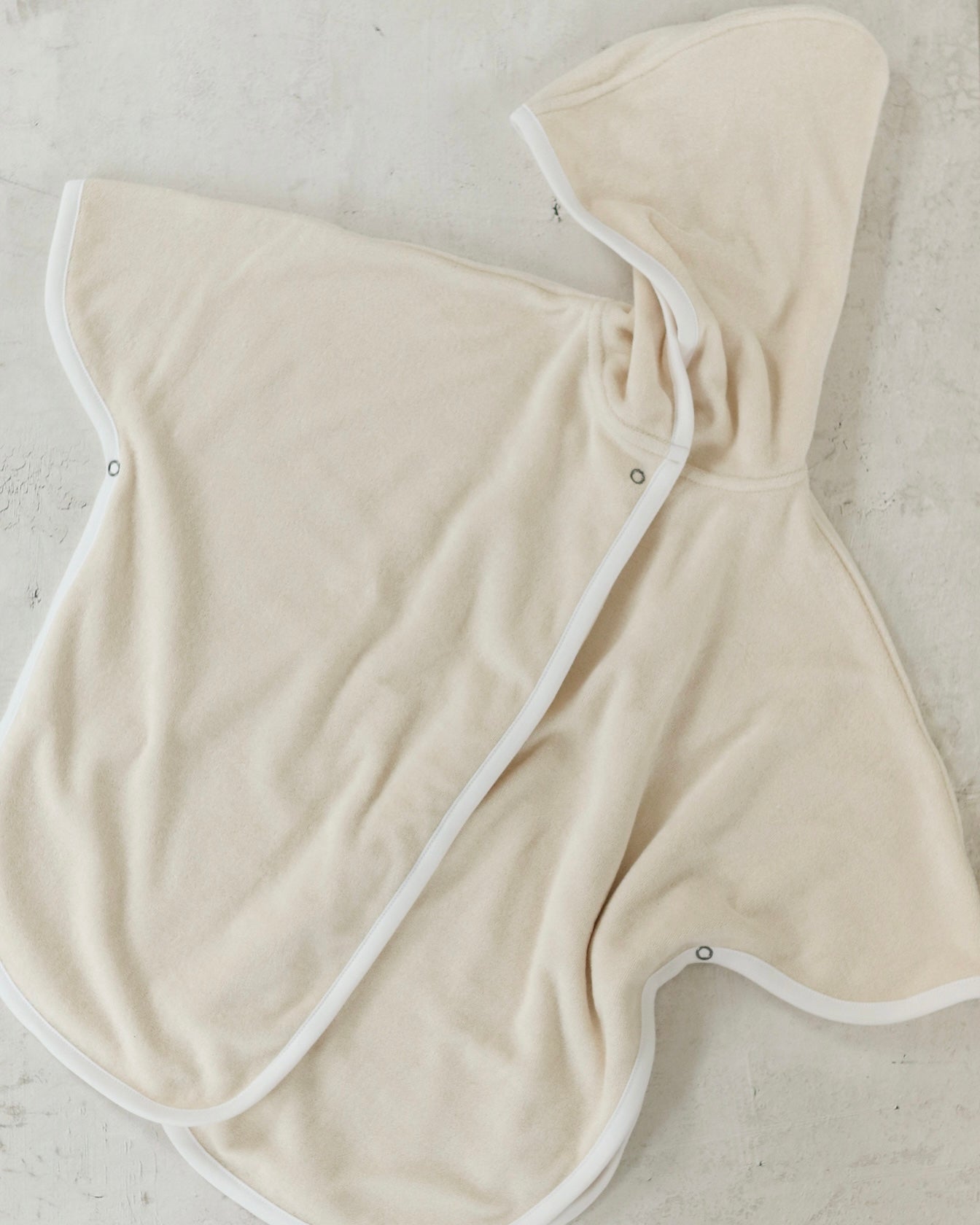 Towel Poncho - Ecru Cream [EARTH THE ARCHIVE] (26AW)
