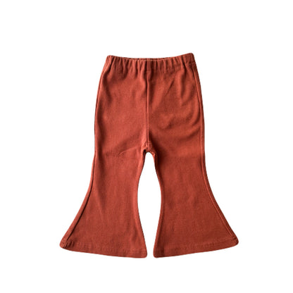 [&pal] lib flare pants (terracotta)