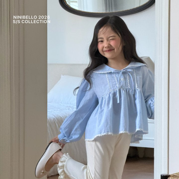 【予約販売】Little Princess Blouse [NINIBELLO] (26SS)【2026年2月下旬以降順次発送】