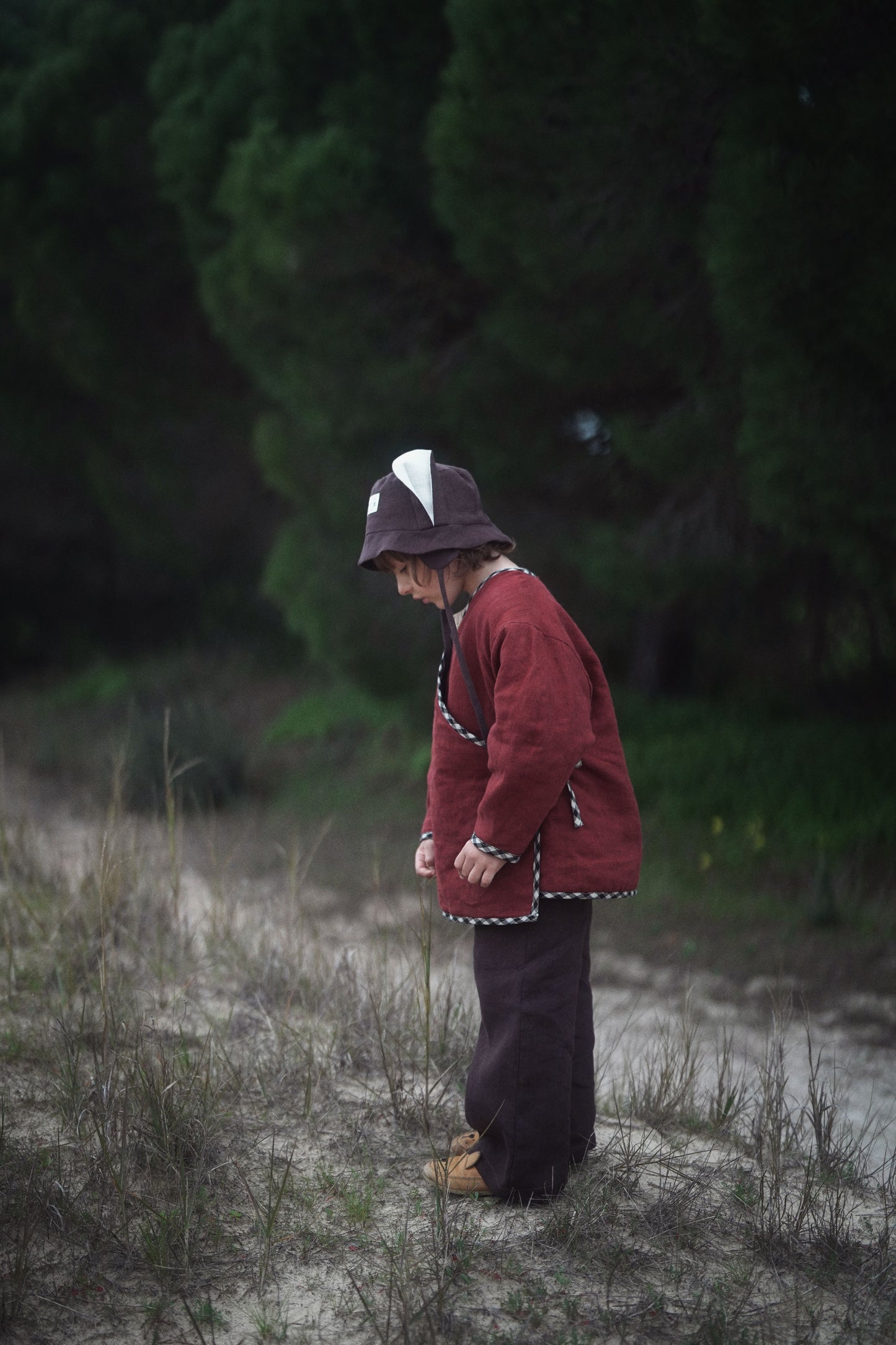 【オーダー会】'JERBOA' LINEN HAT [SHOMKA] 【2026年4月中旬以降順次発送】