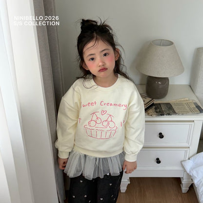 【予約販売】ballerina tutu tee [NINIBELLO] (26SS)【2026年2月下旬以降順次発送】