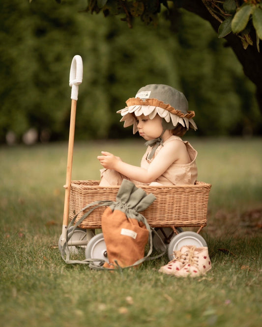 【オーダー会】'DAFFODIL' LINEN FLOWER HAT [SHOMKA] 【2026年4月中旬以降順次発送】