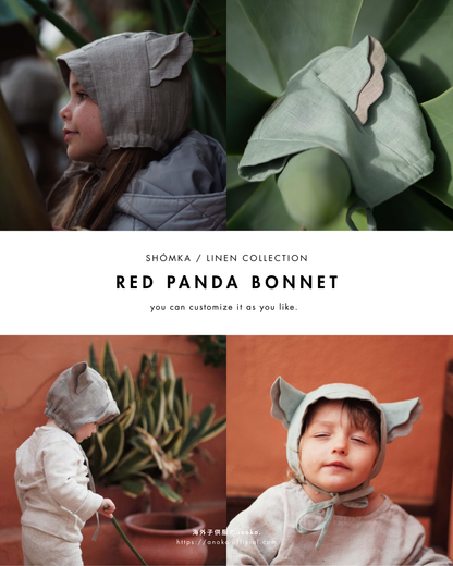 【オーダー会】LINEN BONNET & HAT [SHOMKA/ショムカ] (25SS)
