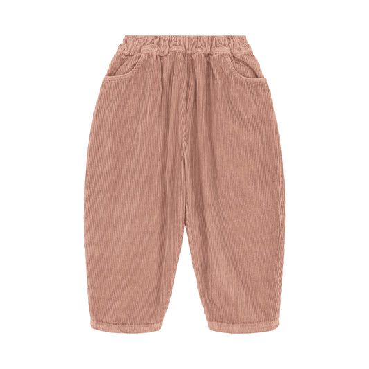[STUDIO BOHEME] CORDUROY CARROT PANTS / ROSE MAHO