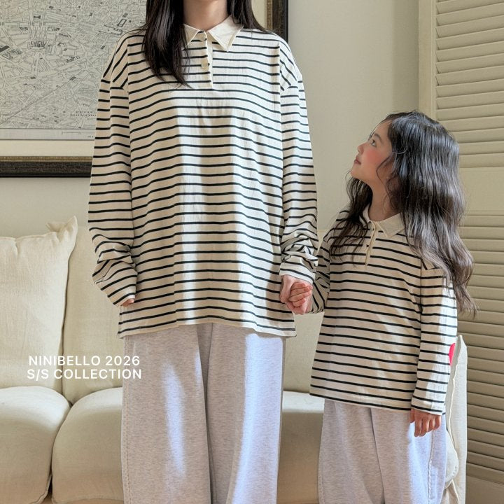 【予約販売】Heart patch color tee(adult) [NINIBELLO] (26SS)【2026年2月下旬以降順次発送】