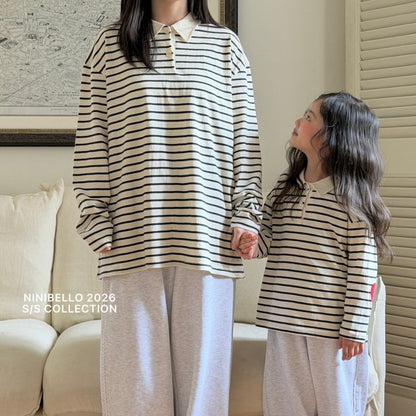 【予約販売】Heart patch color tee(adult) [NINIBELLO] (26SS)【2026年2月下旬以降順次発送】