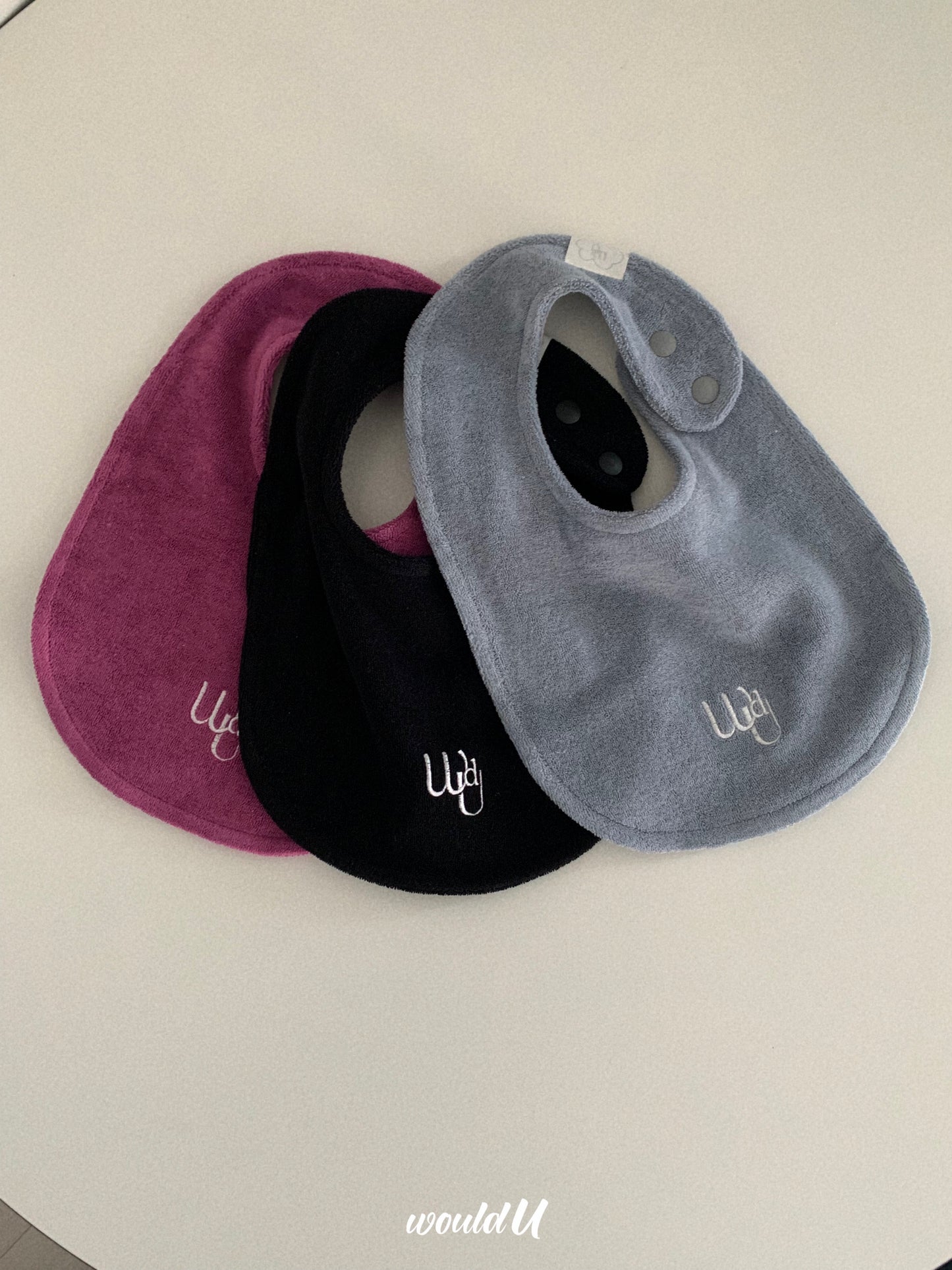 【オーダー会】cloud terry bibs [wouldU]【2025年11月下旬以降順次お届け予定】