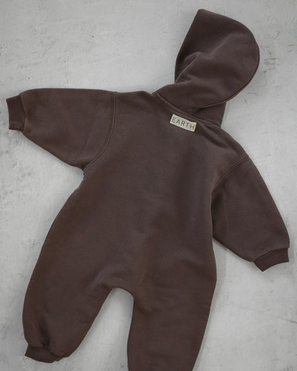 Organic French terry suit - Brown [EARTH THE ARCHIVE] (26AW)