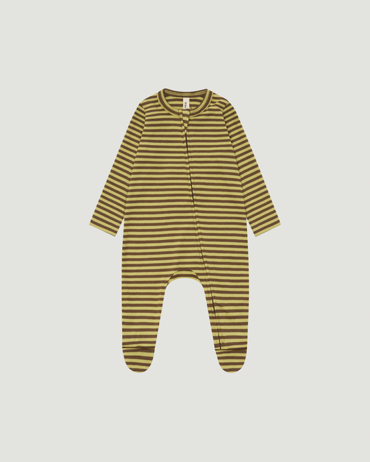 Chicory Stripes Zip Sleepsuit [Organic Zoo](26AW)drop1