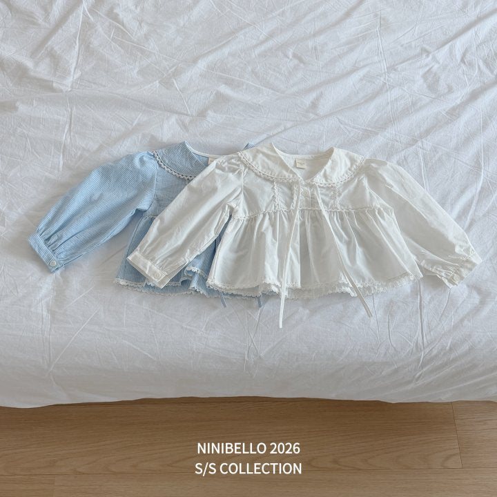 【予約販売】Little Princess Blouse [NINIBELLO] (26SS)【2026年2月下旬以降順次発送】