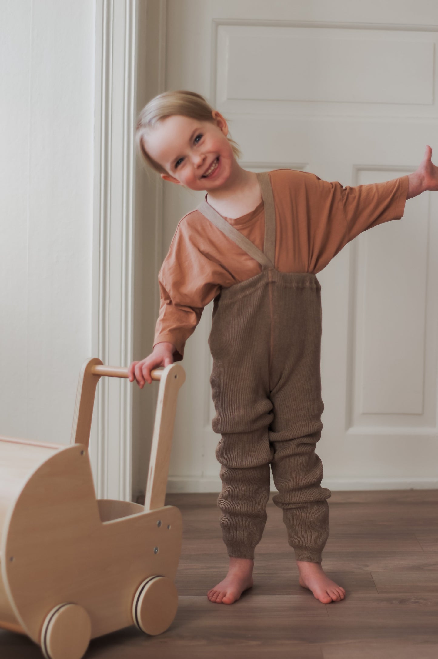 Retro Roomy Footless Tights - Peanut Blend [SILLY Silas]