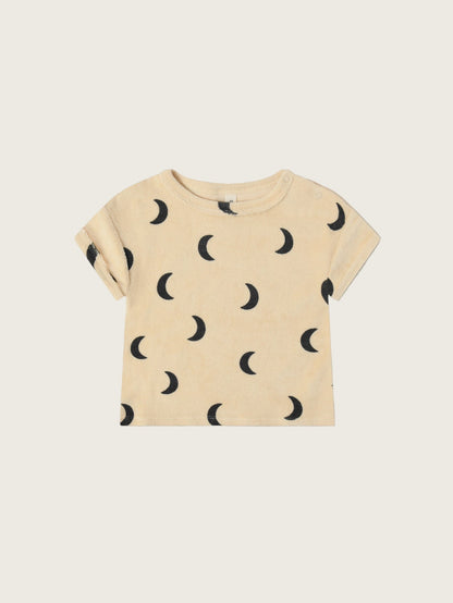Pebble Midnight Terry Boxy T-shirt [organic zoo] (core collection)