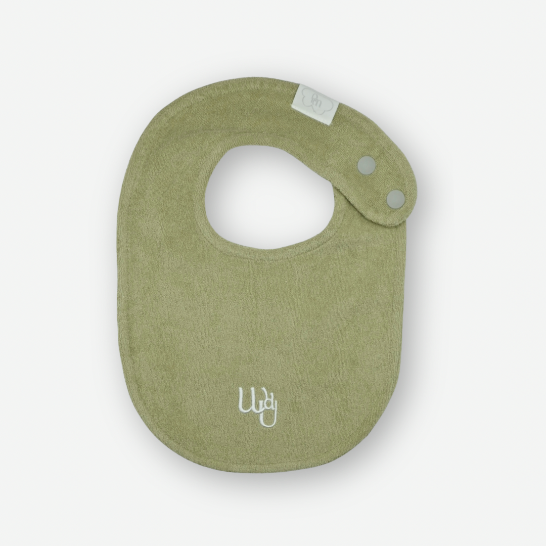 Cloud Terry Bibs - Olive [wouldU]