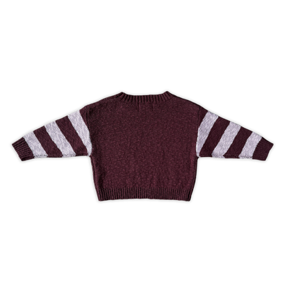 Bloom Knit Pull Over - Plum [GROWN] (26AW) drop2