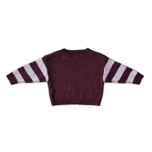 Bloom Knit Pull Over - Plum [GROWN] (26AW) drop2