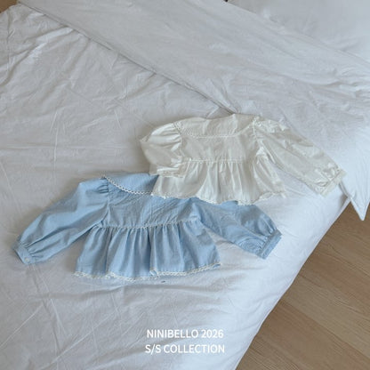 【予約販売】Little Princess Blouse [NINIBELLO] (26SS)【2026年2月下旬以降順次発送】