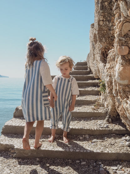 DENIM STRIPE DRESS