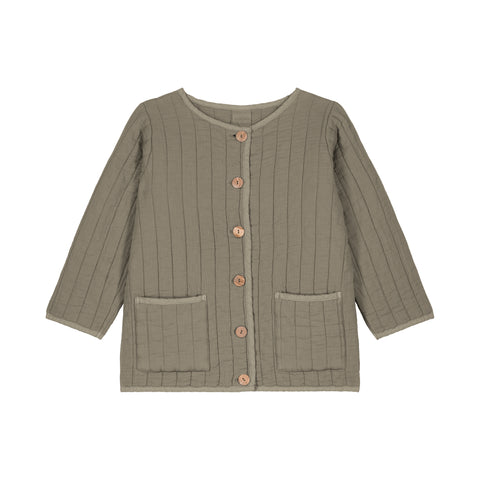 [STUDIO BOHEME] QUILTED JACKET MAHÉ (SAGE) - SS24