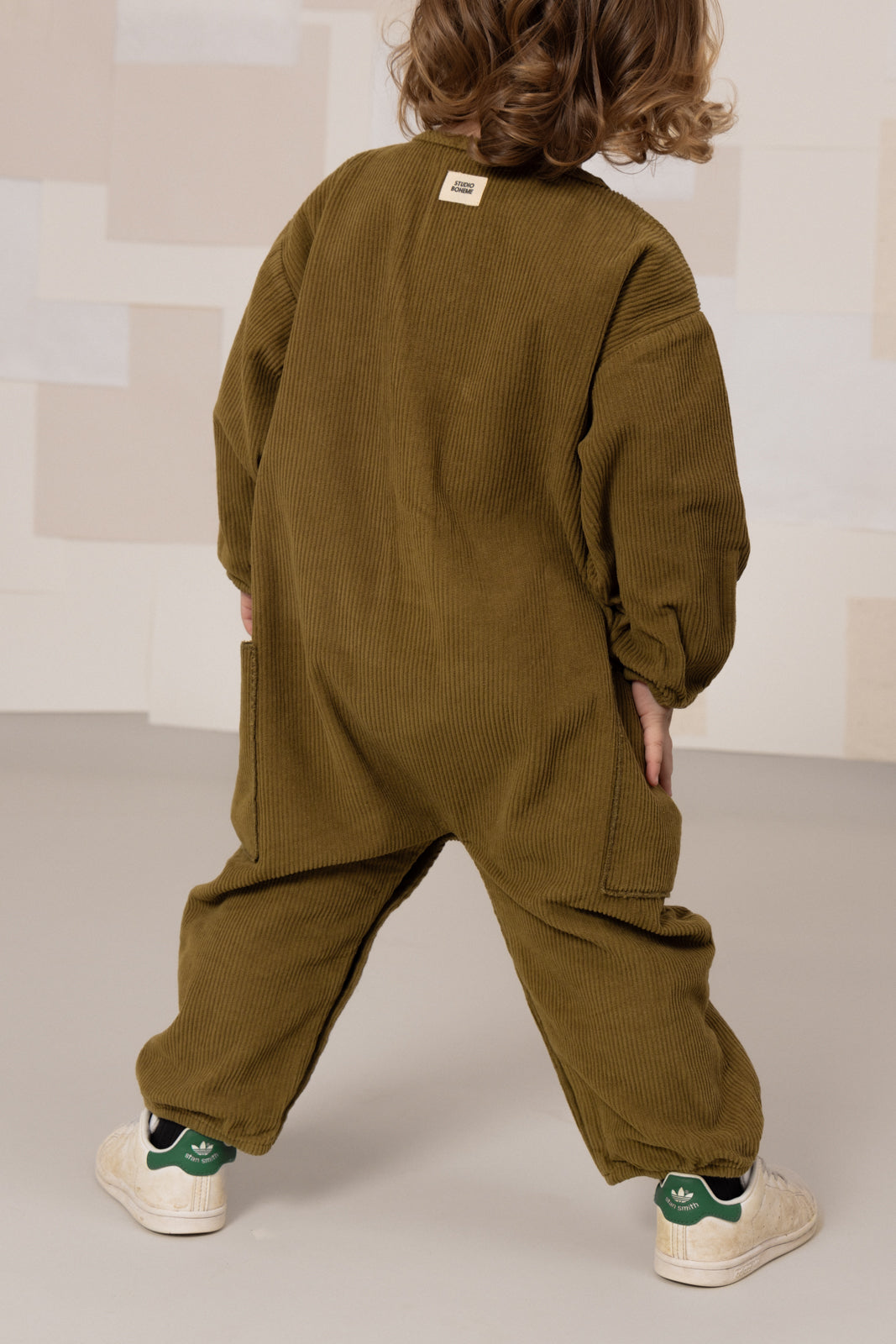 【予約販売】 BIG PAPI JUMPSUIT - GREEN NUTRIA [STUDIO BOHEME] (25AW) 【2025年9月中旬以降入荷予定】