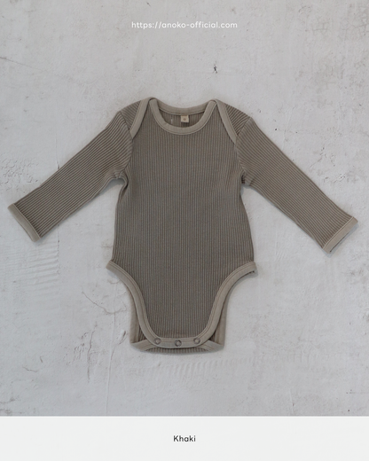 Longsleeve baby suit - Khaki [EARTH THE ARCHIVE] (26AW)