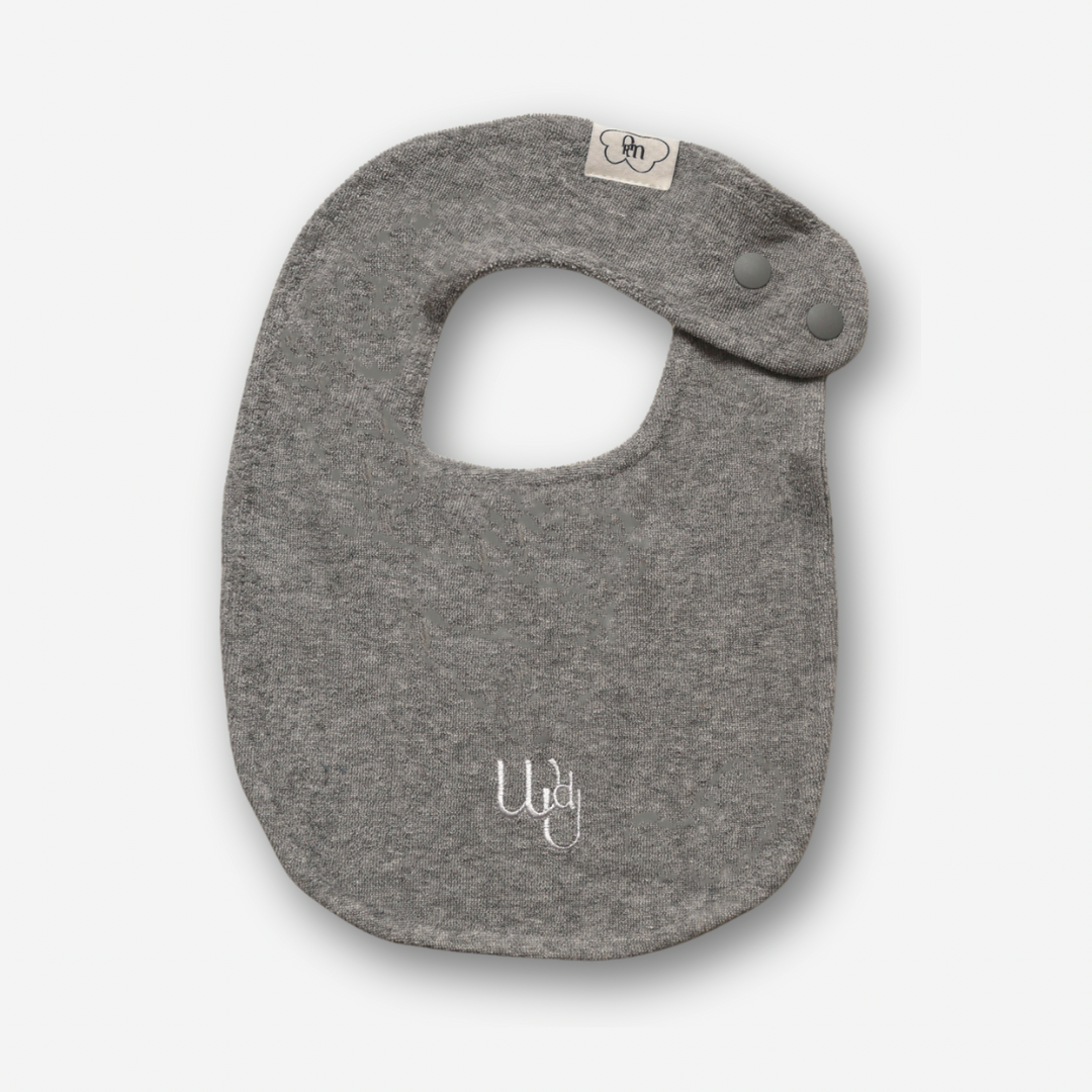 Cloud Terry Bibs - Charcoal [wouldU]