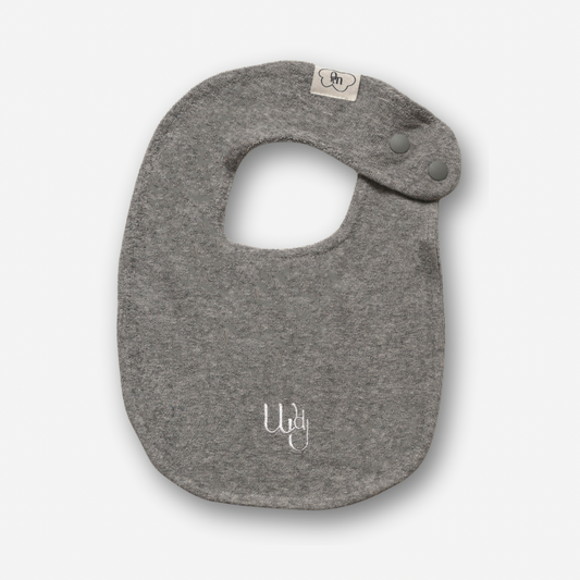 Cloud Terry Bibs - Charcoal [wouldU]