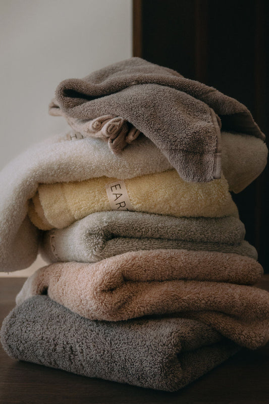 Plant Dyed Organic Towel - Face [EARTH THE ARCHIVE]