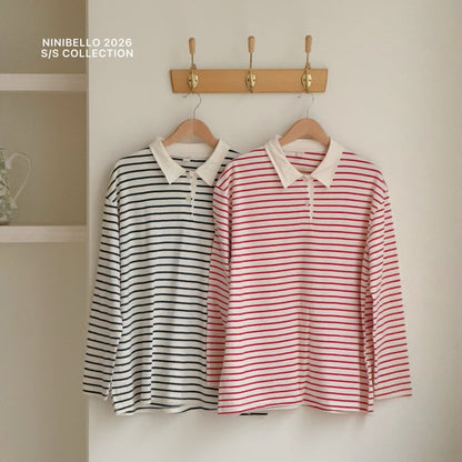 【予約販売】Heart patch color tee(adult) [NINIBELLO] (26SS)【2026年2月下旬以降順次発送】