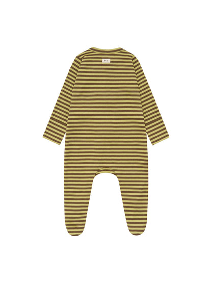 Chicory Stripes Zip Sleepsuit [Organic Zoo](26AW)drop1