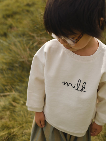 O~Z UNDYED MILK SWEATSHIRT [organic zoo]