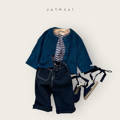 【予約商品】terry cardigan [Oatmeal] (26SS)【2026年3月中旬以降順次発送】