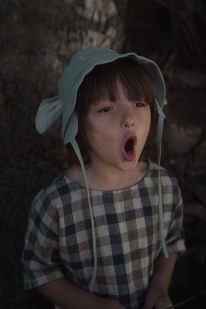 【オーダー会】'MONKEY' LINEN HAT [SHOMKA] 【2026年4月中旬以降順次発送】