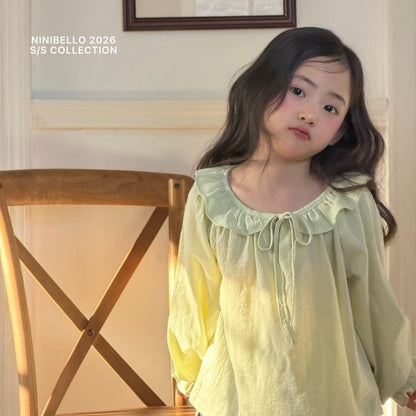 【予約販売】Blossom Blouse [NINIBELLO] (26SS)【2026年2月下旬以降順次発送】