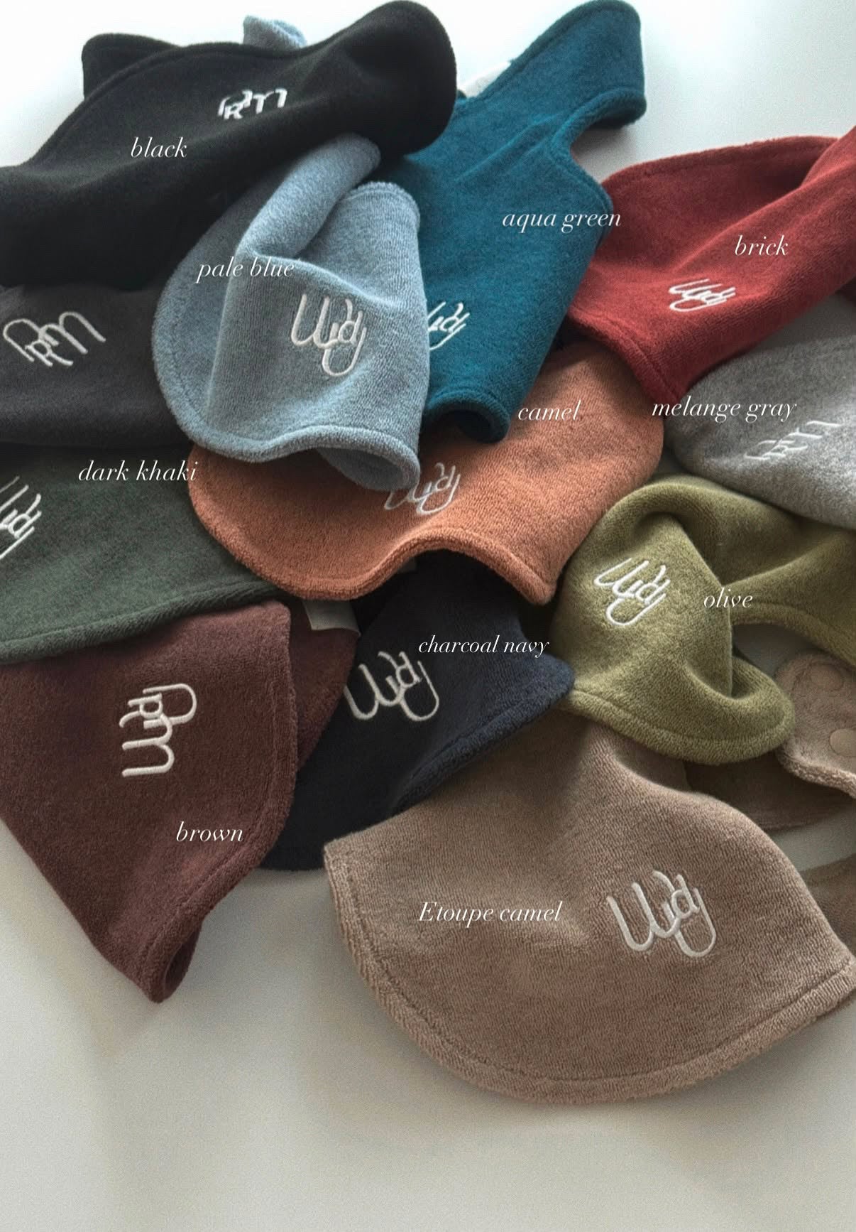 Cloud Terry Bibs [wouldU]