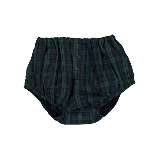 Bloomer CHAILLOT tartan green&blue [Maison Marelle](25AW Drop1)