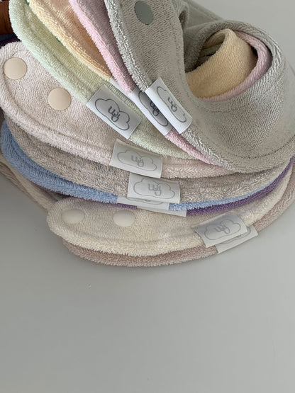 Cloud Terry Bibs [wouldU]